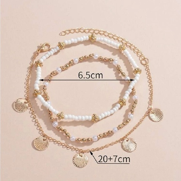New three piece charm ankle bracket - Picture 4 of 4